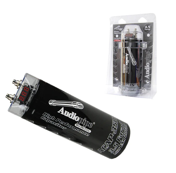 Audiopipe ACAP-3500 3.5 Farad Power Capacitor