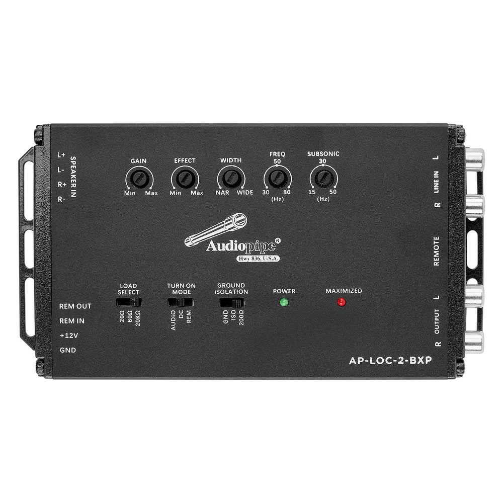 Audiopipe AP-LOC-2-BXP Bass Xpander Restoration Line Output Converter