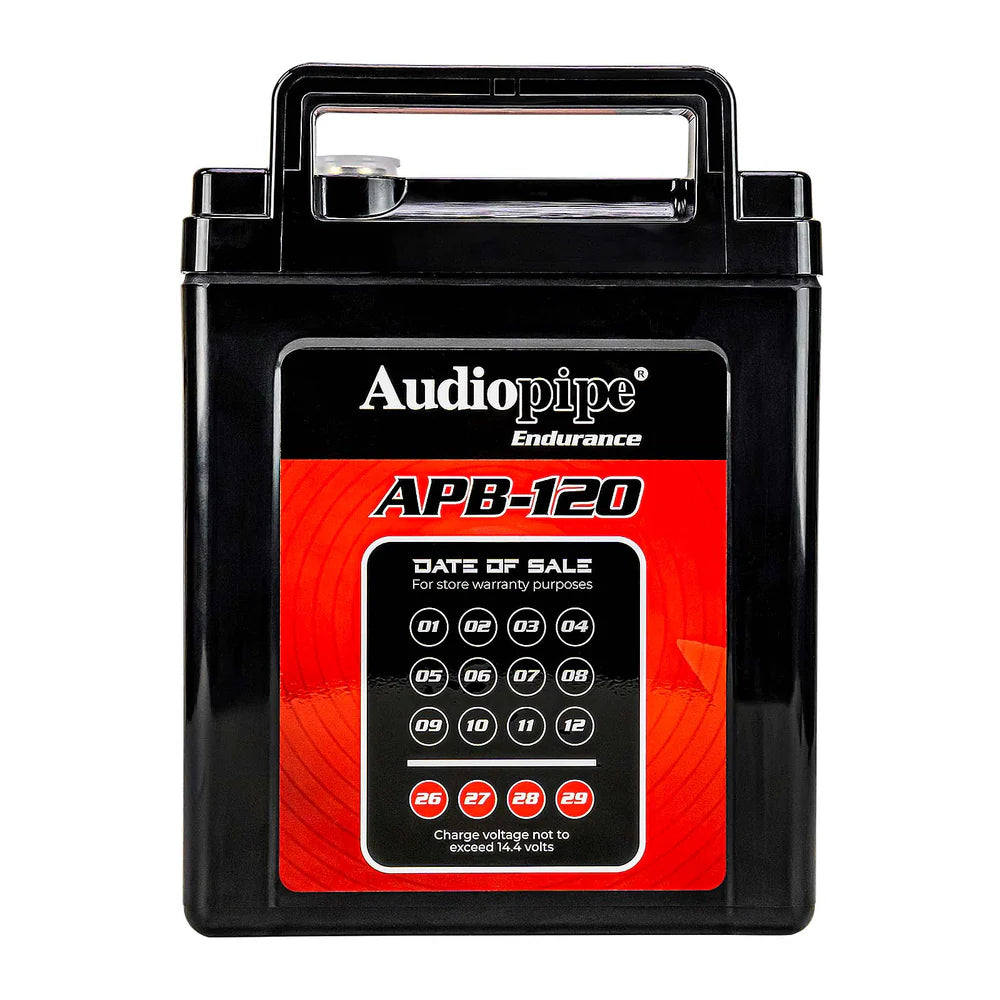 Audiopipe APB-120 Deep Cycle 120AH 12V  Power Cell Battery