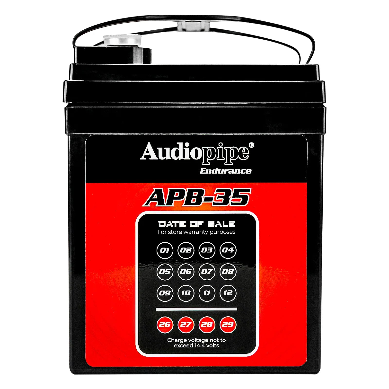 Audiopipe APB-35 Deep Cycle 35AH 12V Power Cell Battery