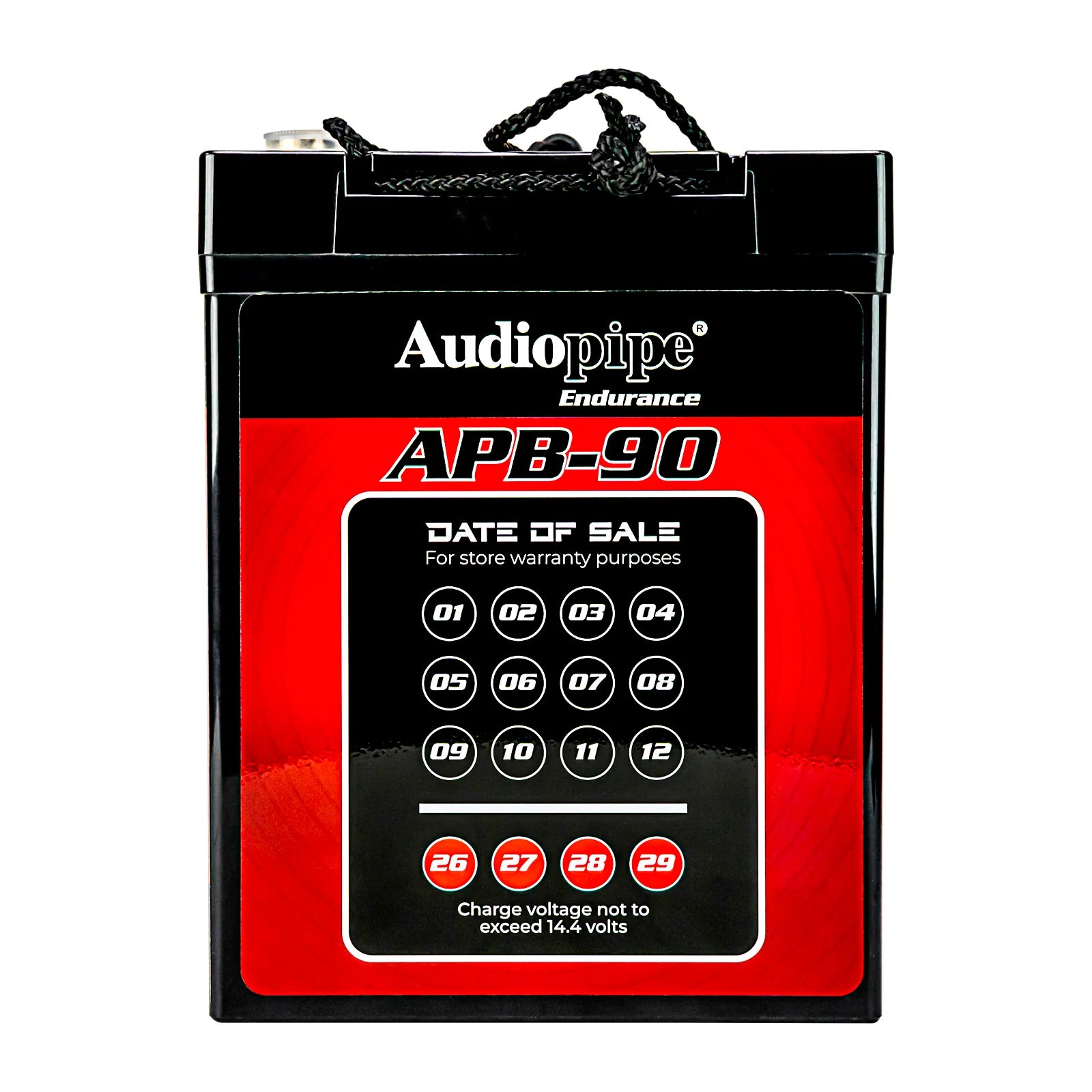Audiopipe APB-90 Deep Cycle 90AH 12V Power Cell Battery