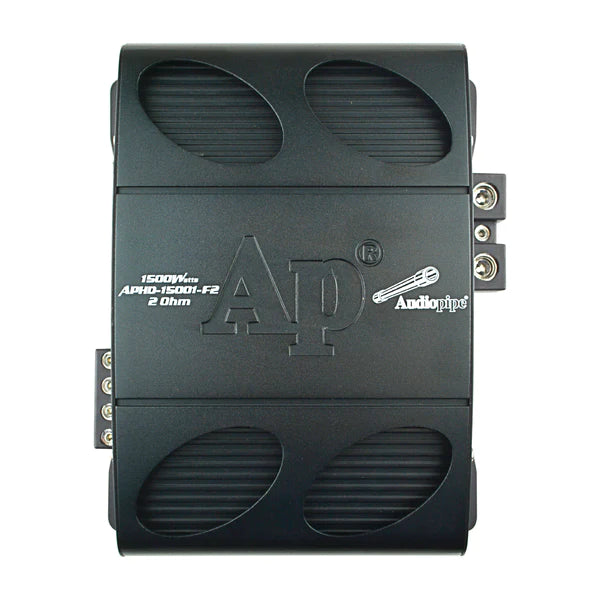 Audiopipe APHD-15001-F2 1500W RMS Class D Full Bridge Amplifier 2-Ohm