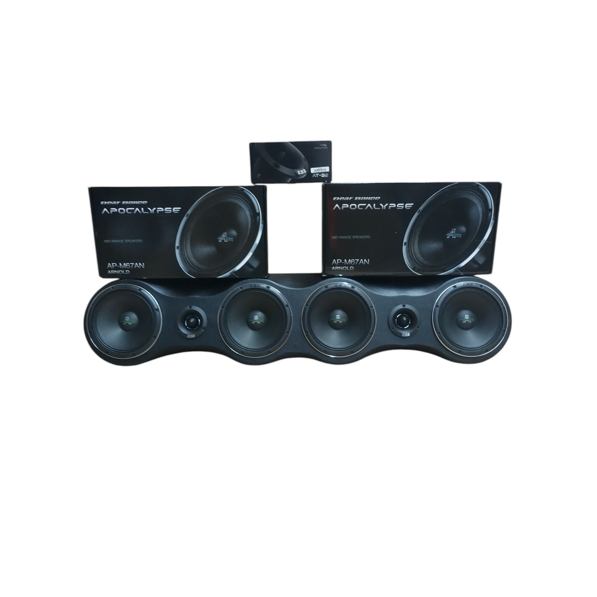 Deaf Bonce Apocalypse Roof Rack Combo (4) AP-M67AN (2) AT-32