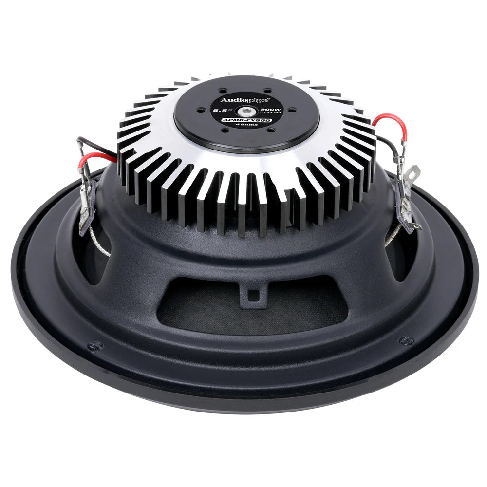 Audiopipe APMB-CX600 6.5" 100W RMS Dynamic Loudspeakers (Pair)