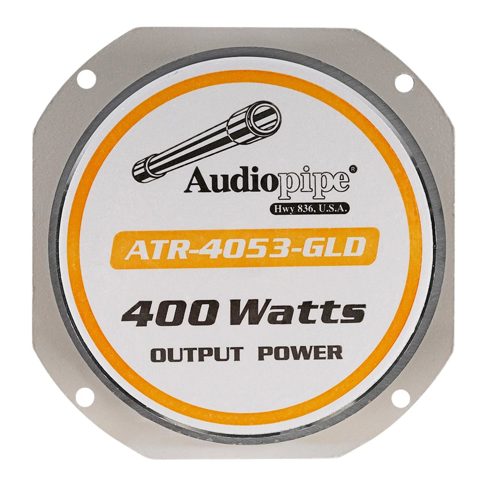 Audiopipe ATR-4053-GLD Heavy Duty Super Tweeter - Gold (Single)
