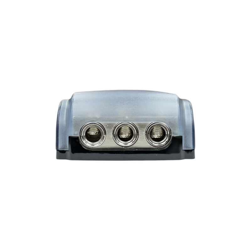 Audio Xtreme Code AXC-3ANL-FHD Fused Distribution Block (3) 0GA/4GA In & (3) 0GA/4GA Out