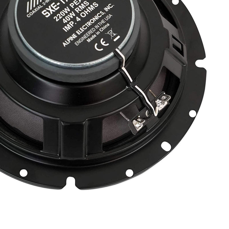 Alpine SXE-1726S 6.5" Coaxial Speakers (Pair)