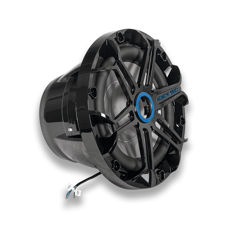 Nemesis Audio SOAK-10 | 10″ 500W RMS Marine Subwoofer with RGB Lightin
