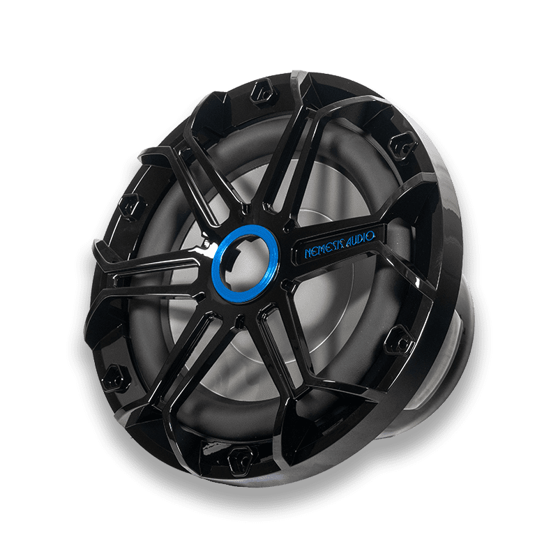 Nemesis Audio SOAK-10 | 10″ 500W RMS Marine Subwoofer with RGB Lighting