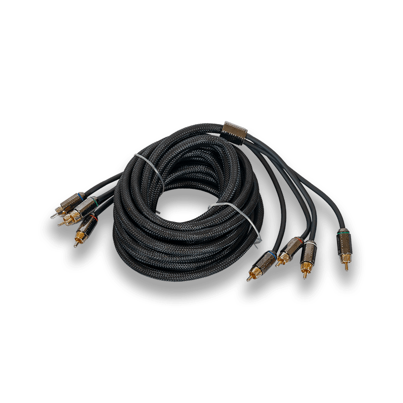 Nemesis Audio NM-RCA417 – 17ft 4CH Triple Shielded RCA Cable