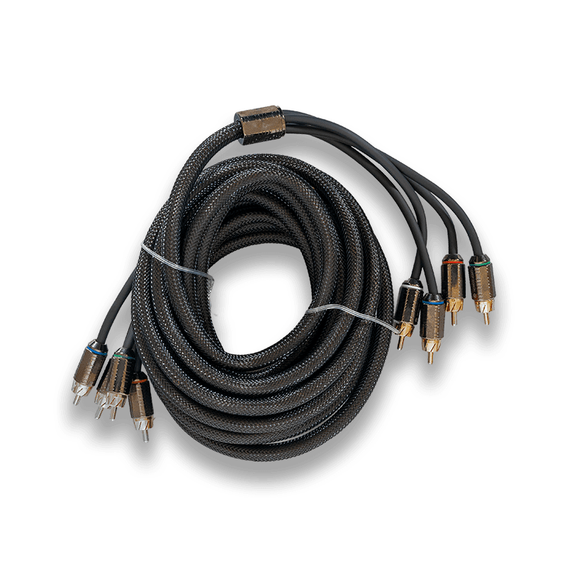 Nemesis Audio NM-RCA417 – 17ft 4CH Triple Shielded RCA Cable