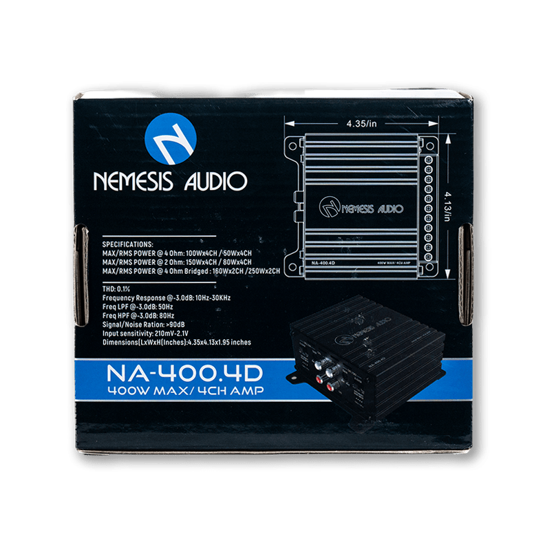 Nemesis Audio NA-400.4D Micro 4-Channel Amplifier