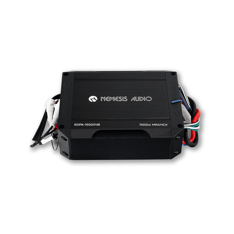 Nemesis Audio SOAK-1500X4B 4-Channel Marine Amplifier w/ Bluetooth