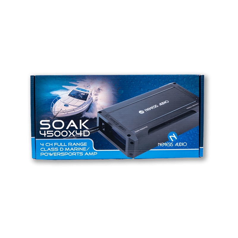 Nemesis Audio SOAK-4500X4D 4-Channel Marine Amplifier
