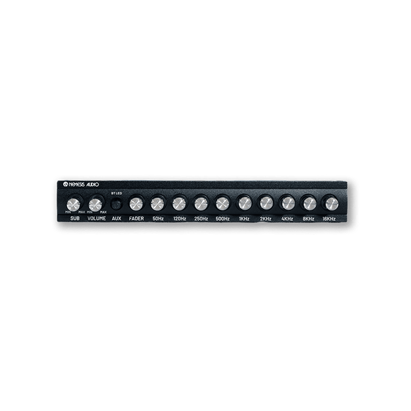 Nemesis Audio NA-9EQBT 9-Band Bluetooth Equalizer w/ 6V Output