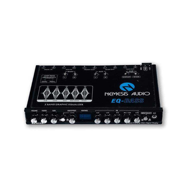 Nemesis Audio EQ-BASS 5-Band Graphic Equalizer w/ 8V Output