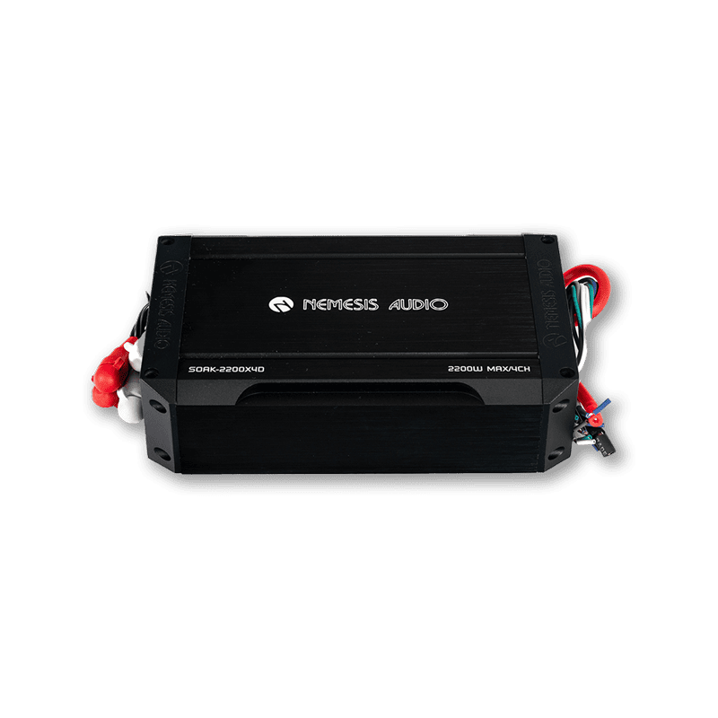Nemesis Audio SOAK-2200X4D 1100W RMS 4-Channel Marine Amplifier