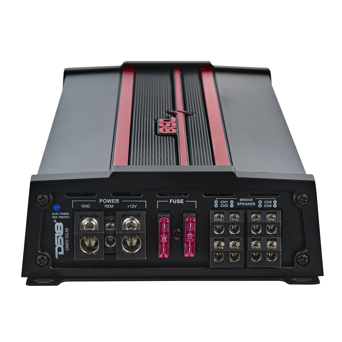 DS18 CANDY-XXL4B Compact Full-Range Class D 4-Channel Amplifier 880W