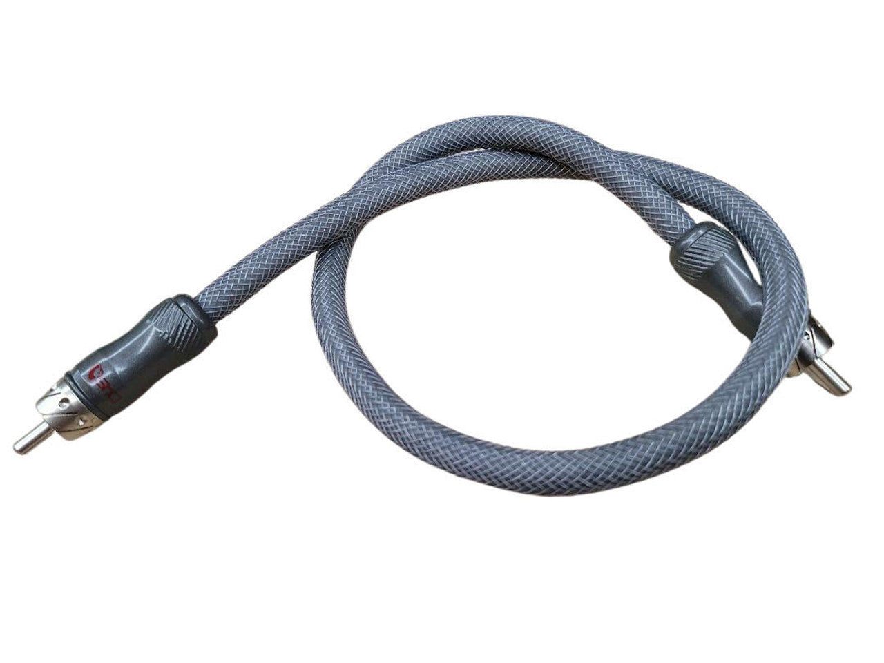 DOWN4SOUND 1.5 FT 1-CHANNEL RCA INTERCONNECT CABLE (STRAPPING CABLE)