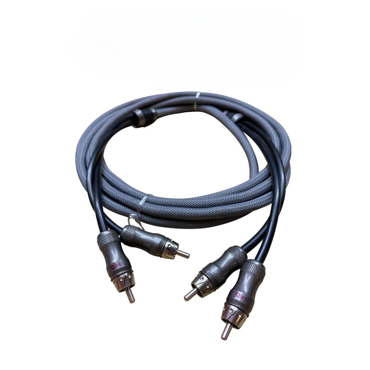 DOWN4SOUND 10FT 2-CHANNEL TWISTED PAIR RCA INTERCONNECT CABLE