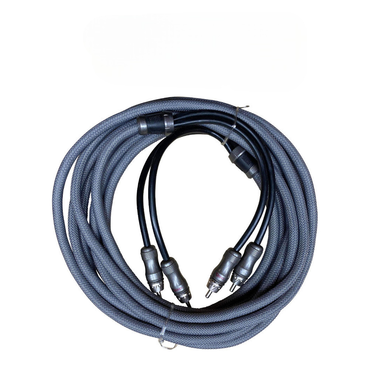 DOWN4SOUND 16FT 2-CHANNEL TWISTED PAIR RCA INTERCONNECT CABLE