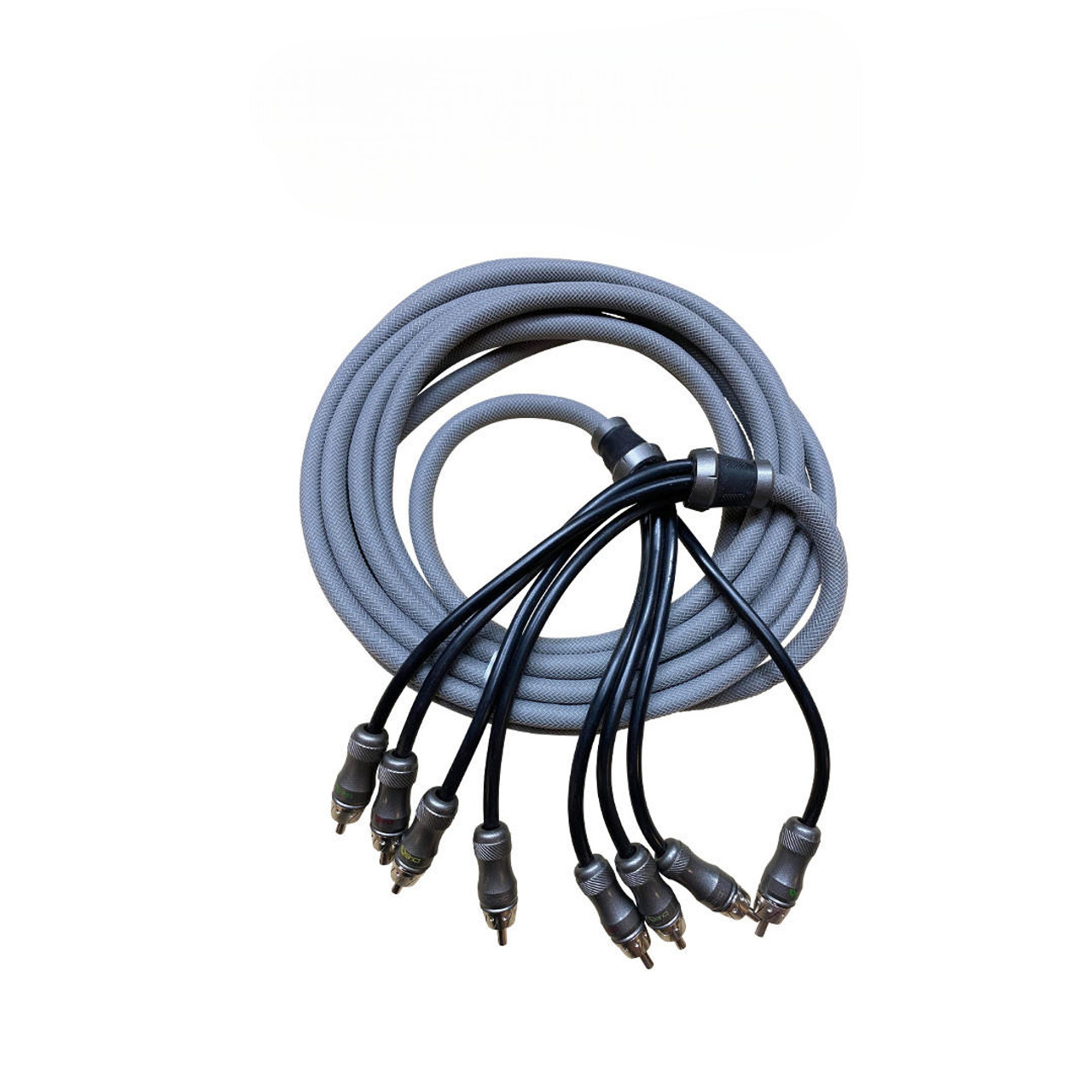 DOWN4SOUND 6 FT 4-CHANNEL TWISTED PAIR RCA INTERCONNECT CABLE