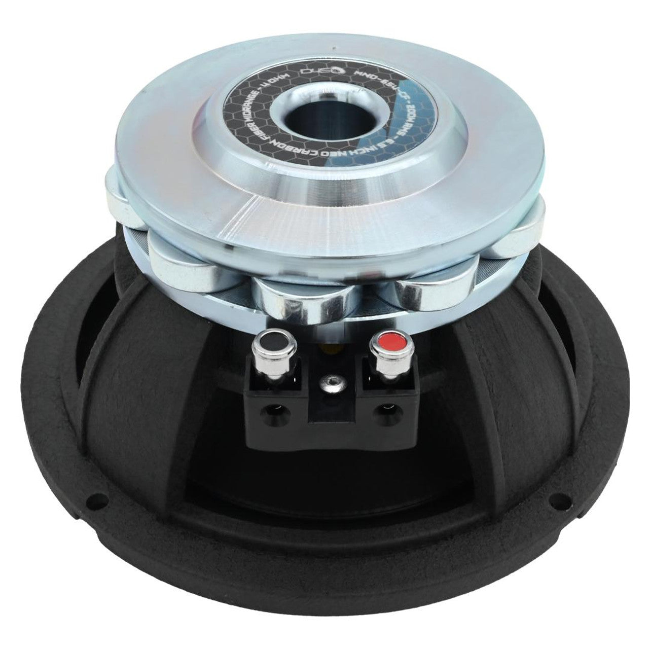Down4Sound D4S-MND654CF 6.5" 200W RMS Carbon Fiber Neo+ Water Resistant Speaker (Single)