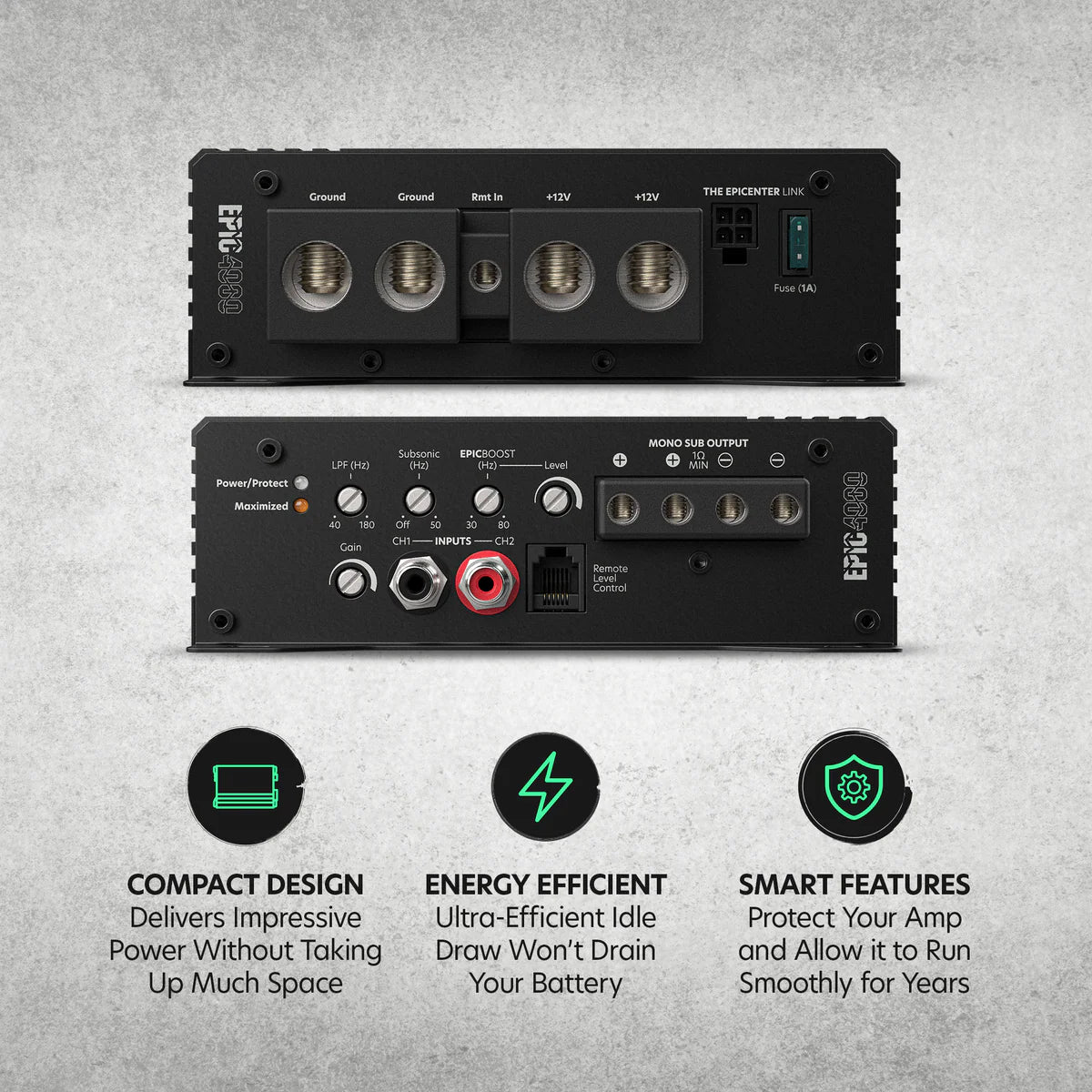 AudioControl EPIC4000 | 4000W RMS Monoblock Amplifier