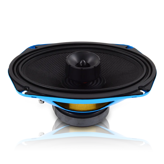Galeforce F1-69 6x9" 100W RMS Marine Midrange Speakers with Built-in Bullet Tweeter (Pair)