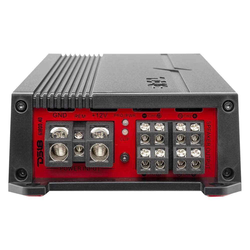 DS18 G1800.4D Full-Range Class D 4-Channel Car Amplifier 1800 Watts