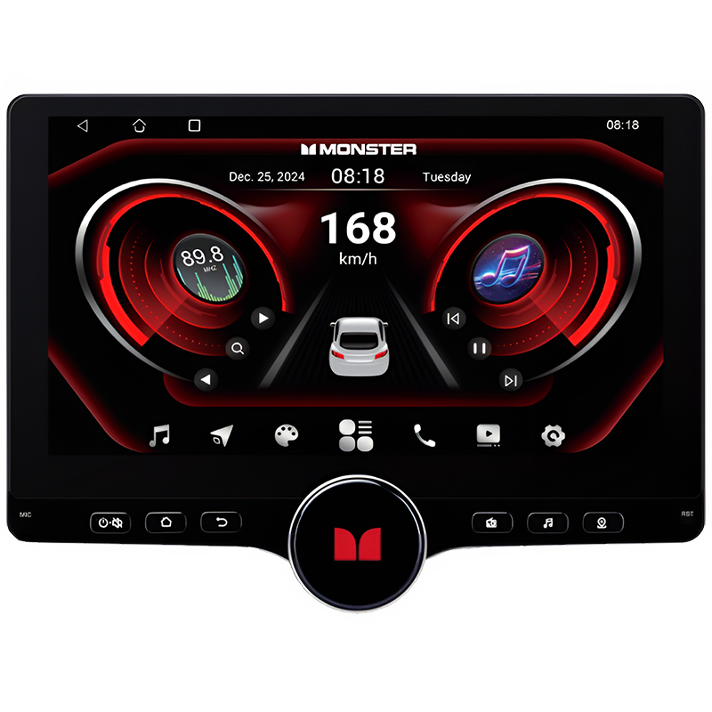 Monster HAD310-D10 10" Single Din Stereo w/ Android 2