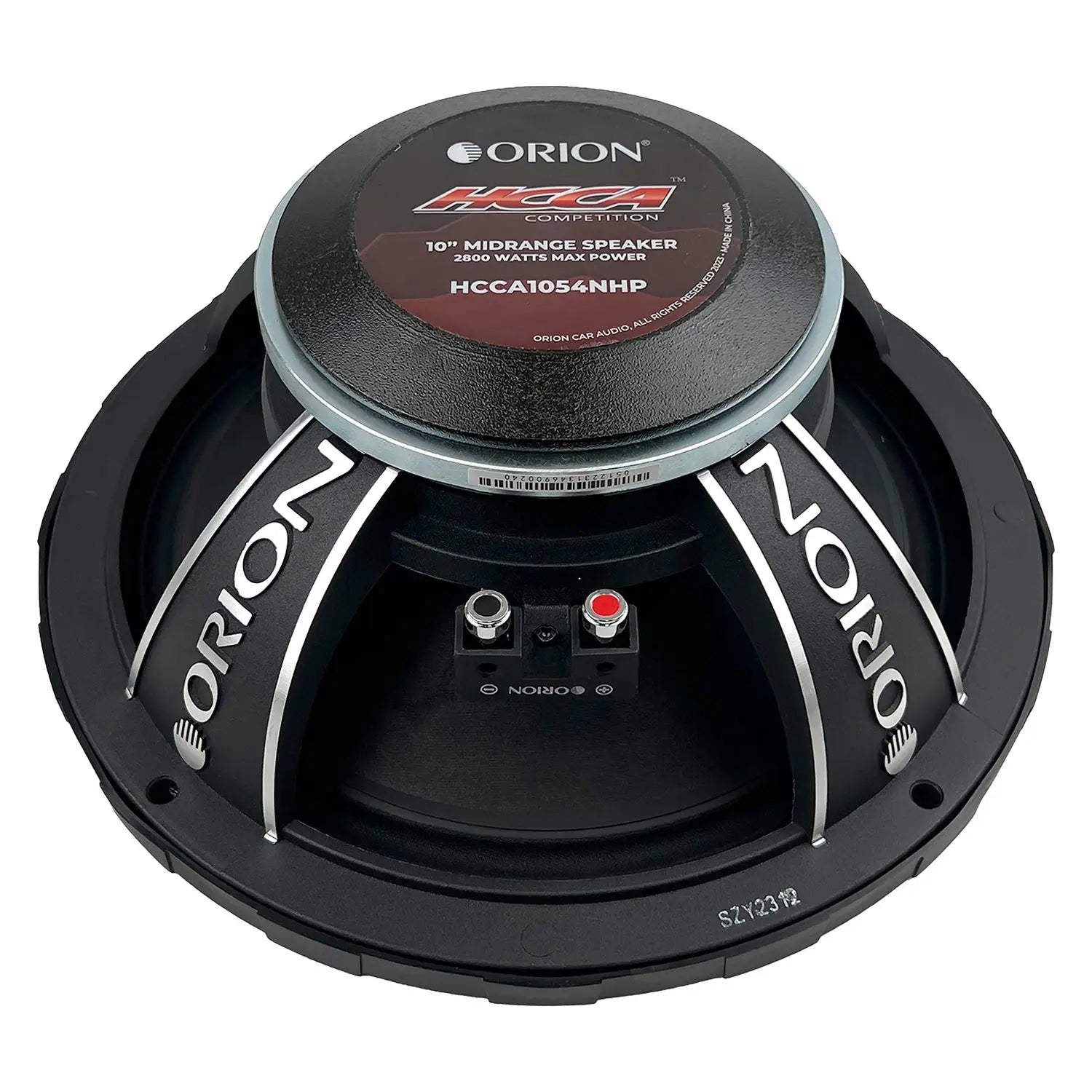 Orion HCCA1054NHP - 10" 4 Ohm High Efficiency Midrange Speaker 700 Watts RMS
