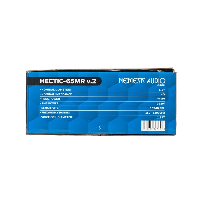 Nemesis Audio HECTIC-65MRv.2 | 6.5-Inch Midrange Speaker