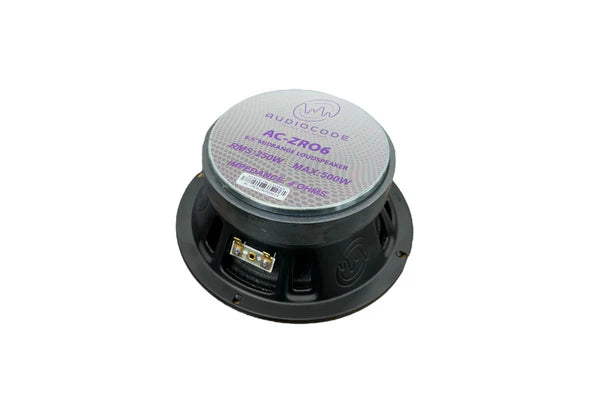 Audio Code AC-ZRO6 6.5" 250W RMS Midrange Speaker With Bullet (Single)