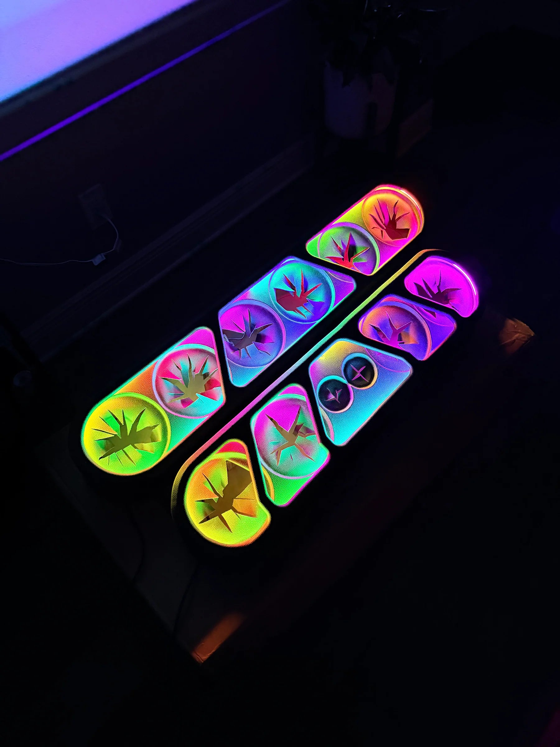 6.5" Speaker Rack Enclosure w/ Beauty Panel & LEDs