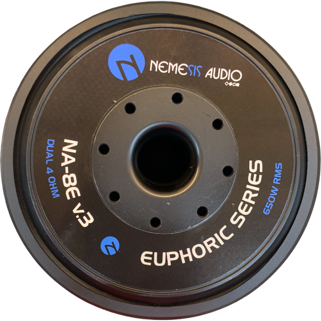 Nemesis Audio NA-8E v.3 8" Car Subwoofer 650 Watts DVC