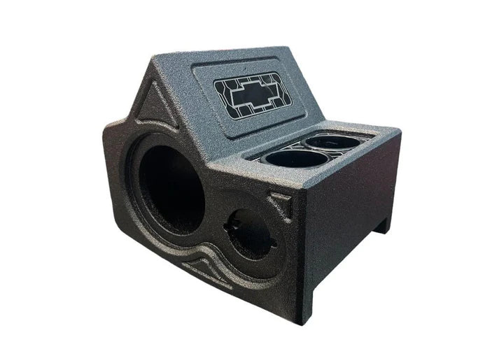 Mini Center Console for 88–98 Chevy/GMC Bench Seat – Dual 6.5” Speakers, 3.8” Tweeters & Cup Holders