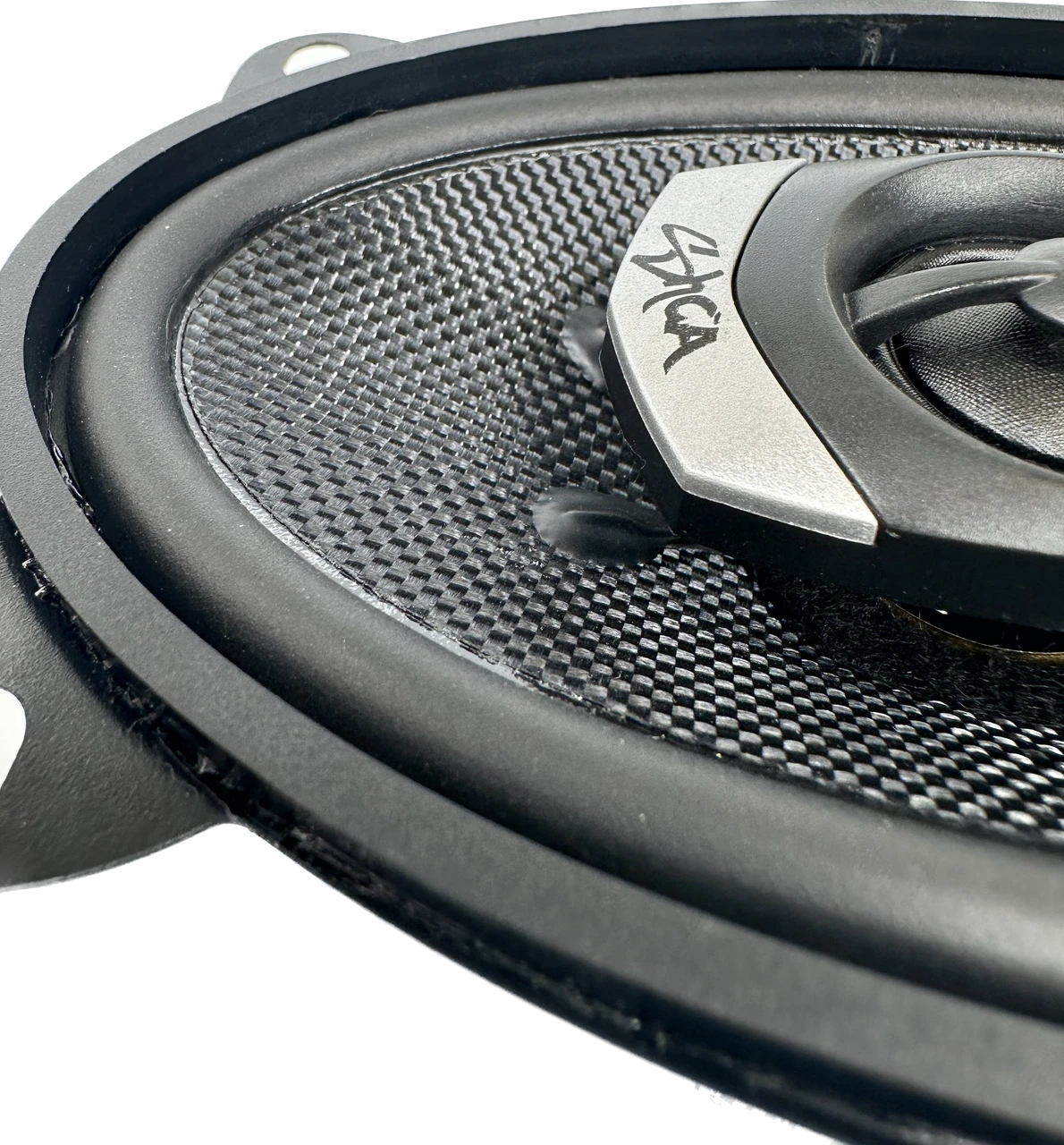 Sky High Car Audio SHCA-C462 | 4x6-inch 2-way Coaxial Speakers With Glass Fiber Cone and Pivoting Tweeter (Pair)