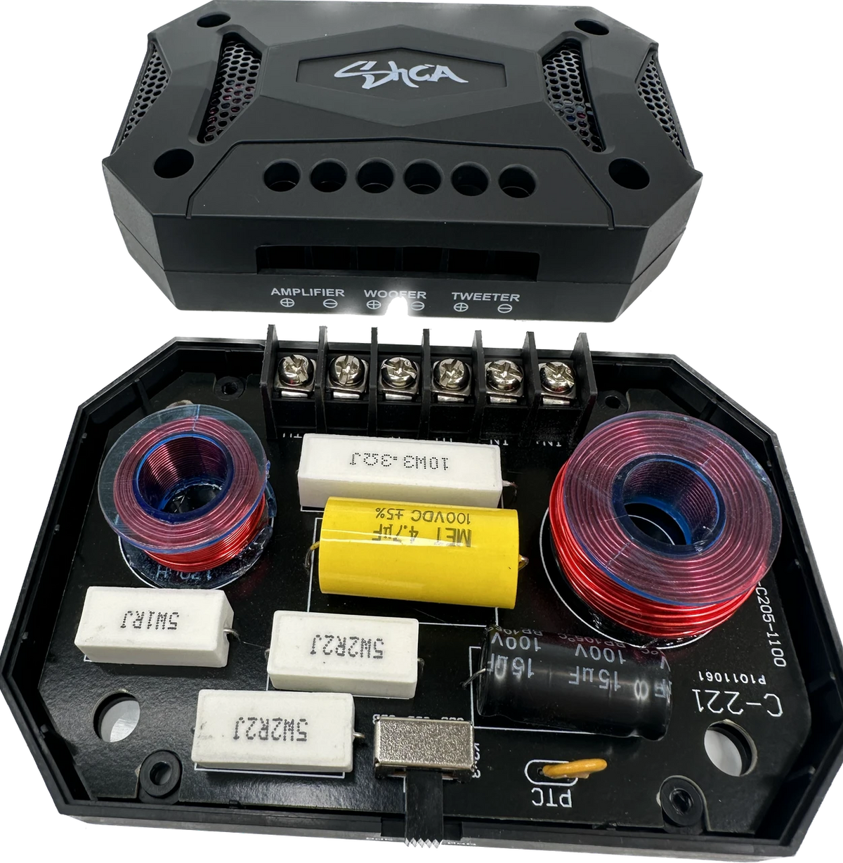 Sky High Car Audion SHCA-C6C | 6.5-inch 2-way Component Speakers w/ Glass Fiber Cone