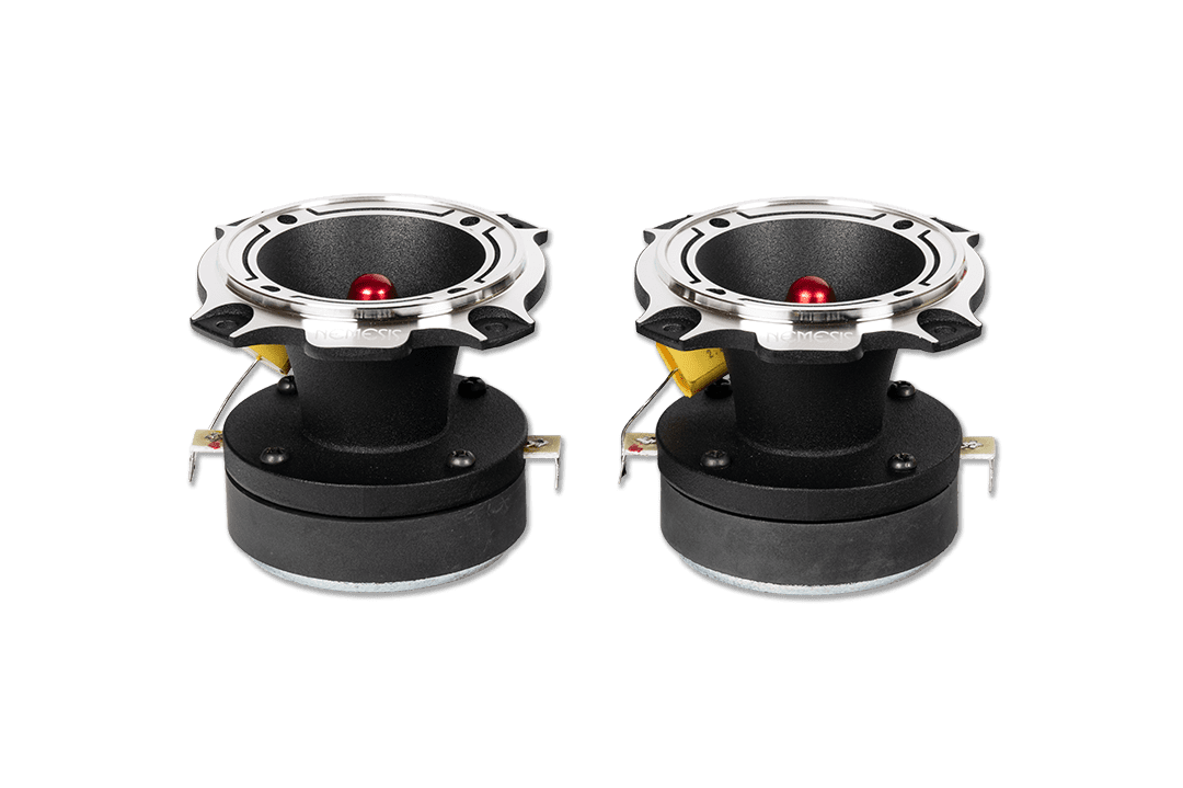 Nemesis Audio NA-TW45 3.75" 200W Pro Aluminum Super Bullet Tweeters with Capacitor Crossover (Pair)