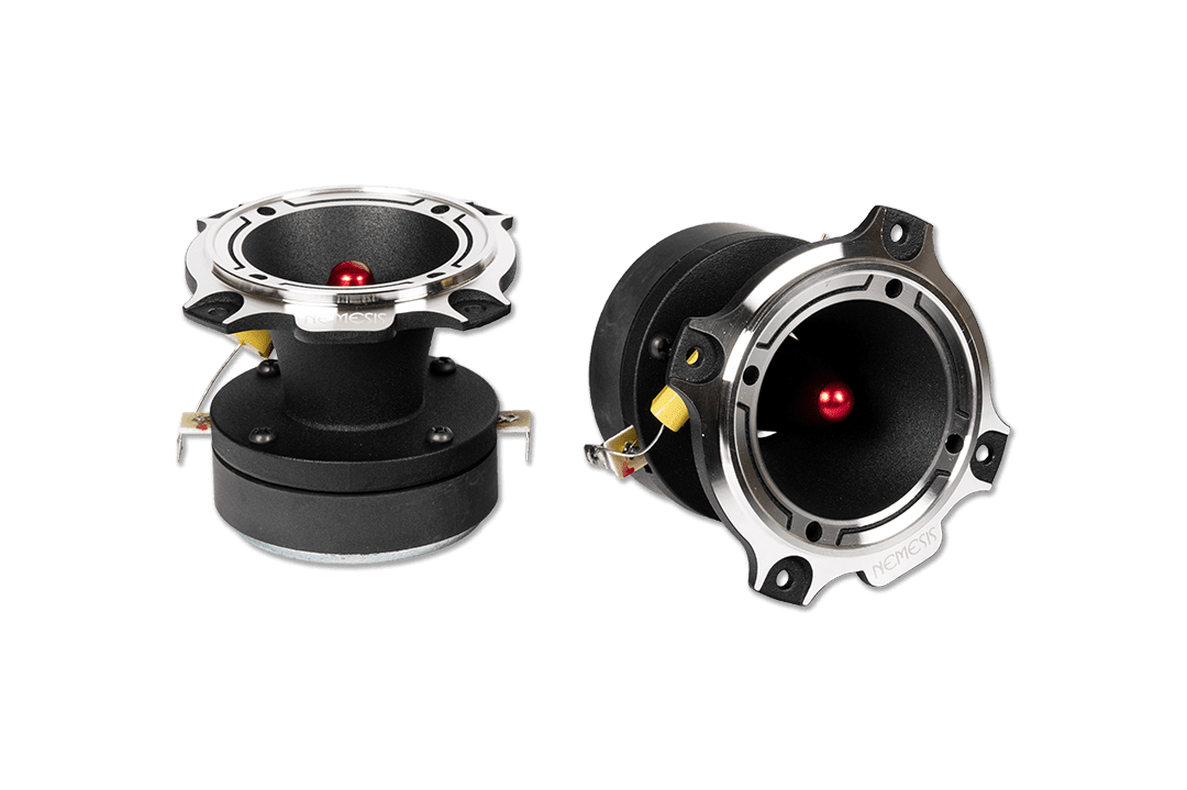 Nemesis Audio NA-TW45 3.75" 200W Pro Aluminum Super Bullet Tweeters with Capacitor Crossover (Pair)