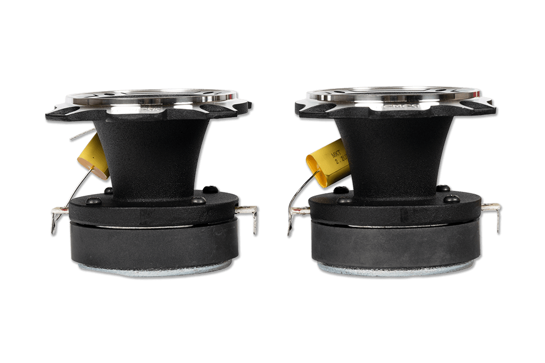Nemesis Audio NA-TW45 3.75" 200W Pro Aluminum Super Bullet Tweeters with Capacitor Crossover (Pair)