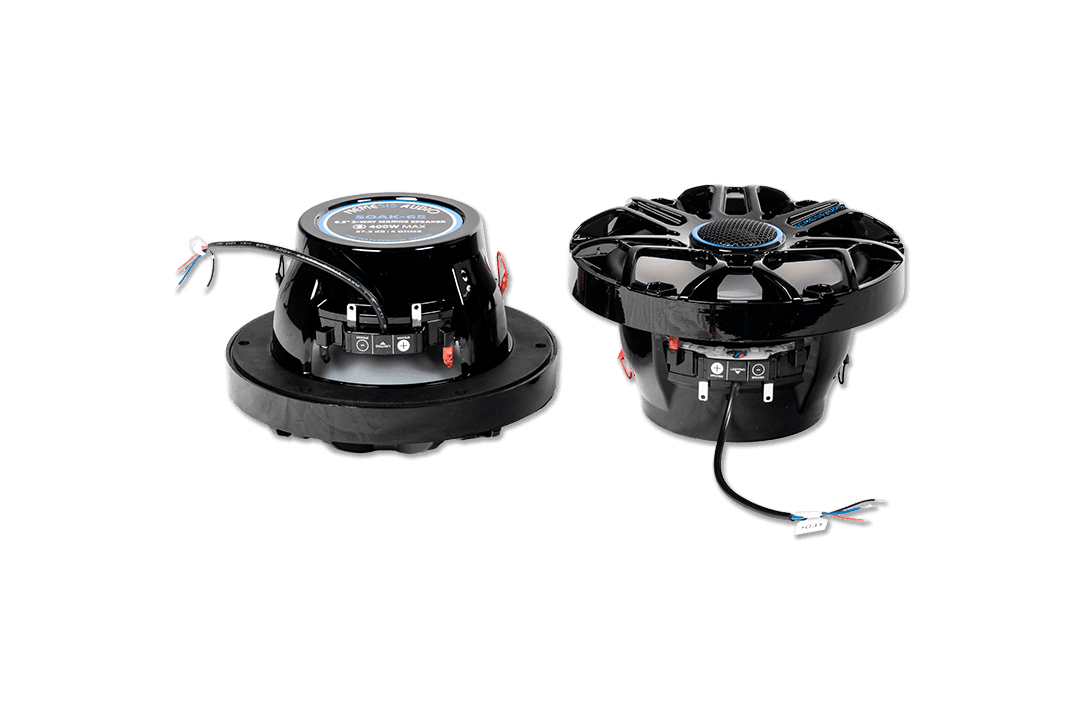 Nemesis Audio SOAK-65 6.5" Marine Speakers w/ RGB Lighting (Pair)