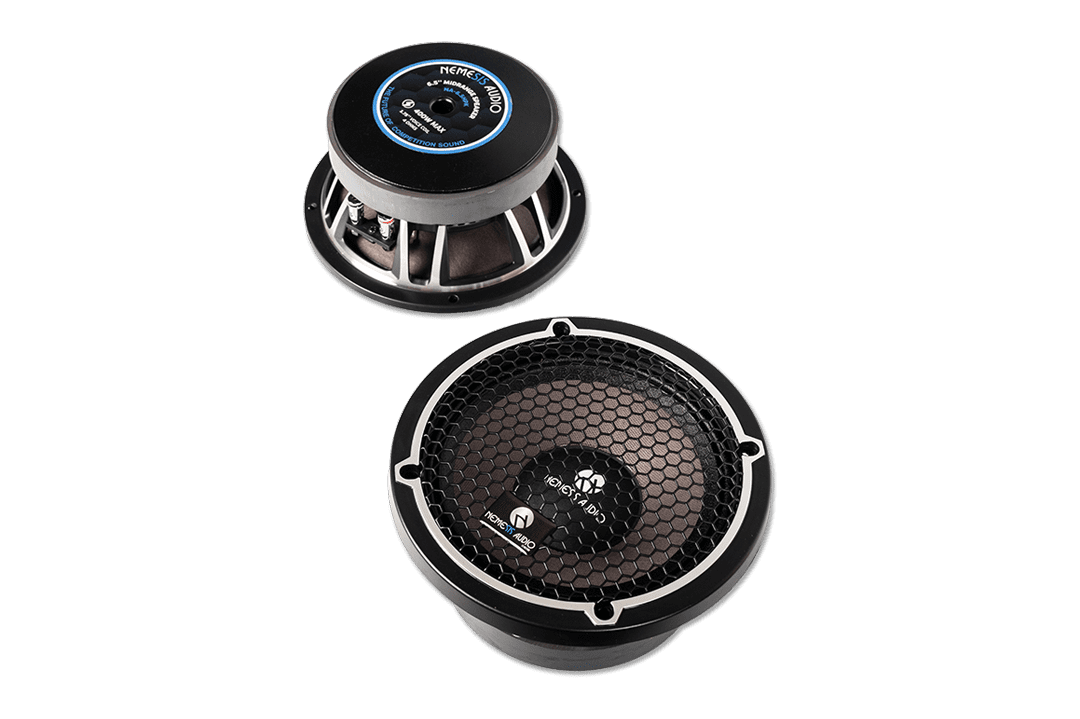 Nemesis Audio NA-6.5HPK 6.5" Midrange Speakers & Pro Tweeters Bundle