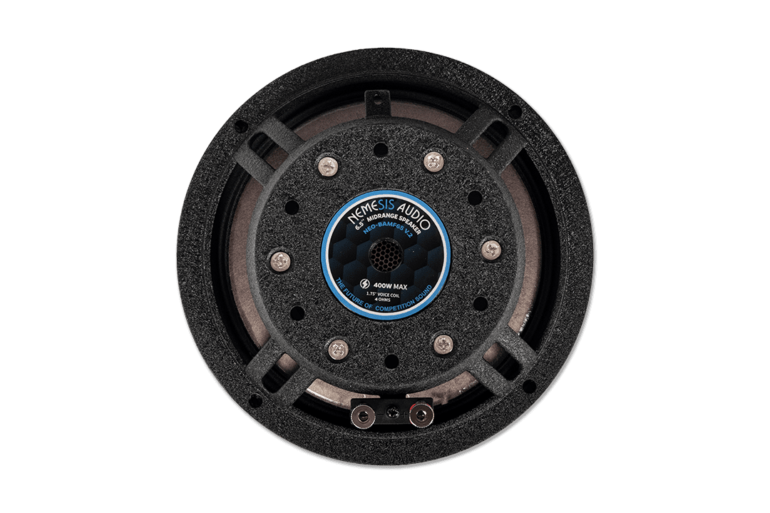 Nemesis Audio NEO-BAMF65 V.2 | 6.5" 200W RMS Midrange Speaker 4-Ohm (Single)
