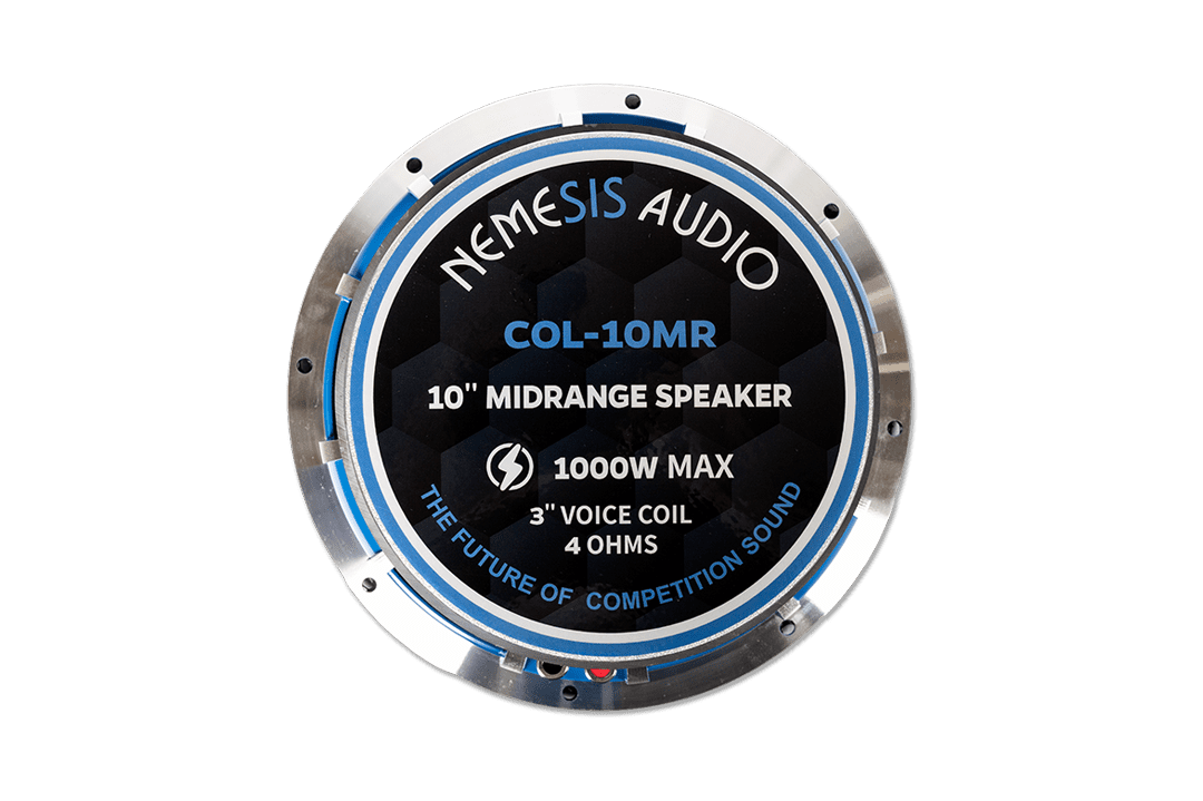 Nemesis Audio COL-10MR 10"500W RMS Midrange Speaker (Single)