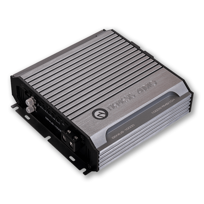 Nemesis Audio GENIUS-1000D 1000W RMS Smart Amplifier 1-Ohm/2-Ohm