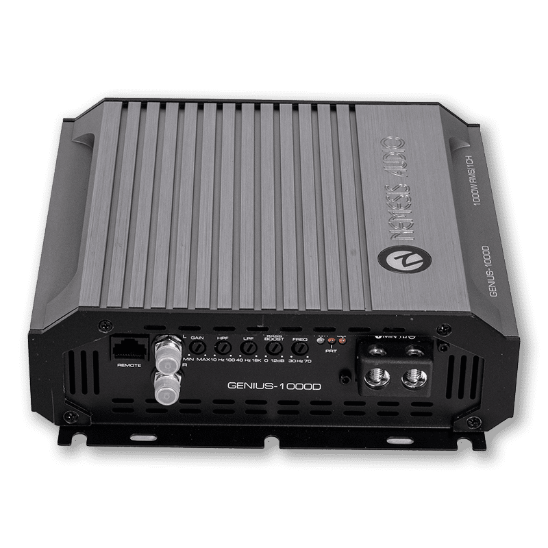 Nemesis Audio GENIUS-1000D 1000W RMS Smart Amplifier 1-Ohm/2-Ohm
