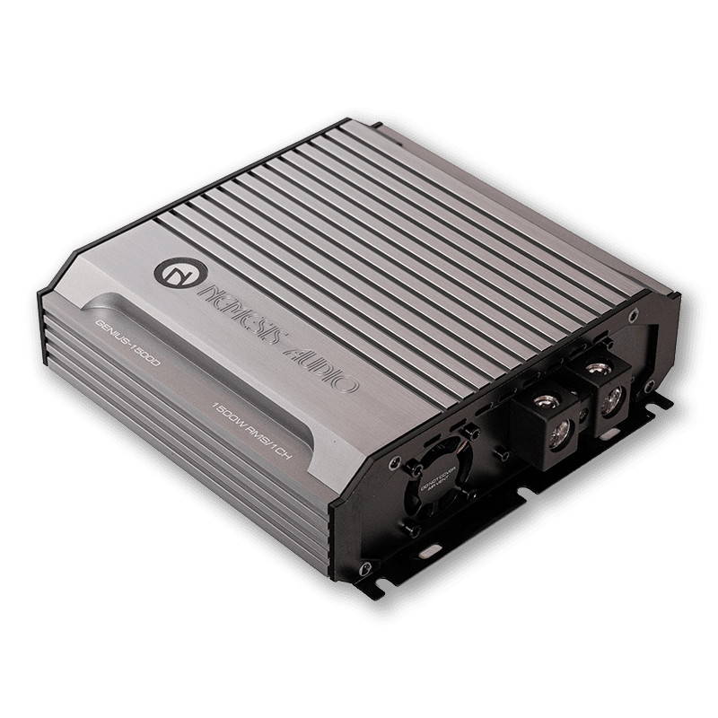 Nemesis Audio GENIUS-1500D 1500W RMS Smart Amplifier 1-Ohm/2-Ohm