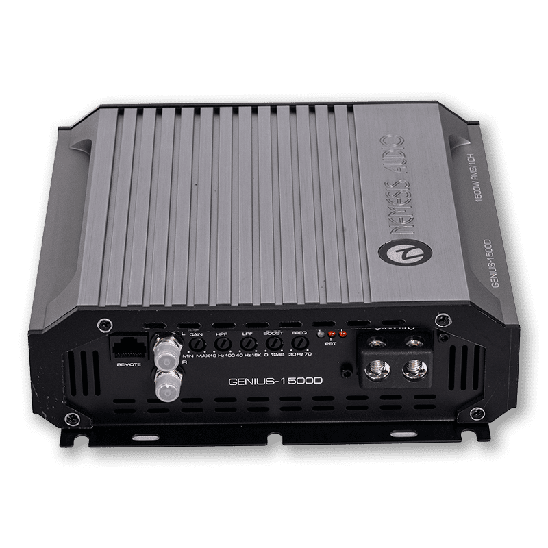 Nemesis Audio GENIUS-1500D 1500W RMS Smart Amplifier 1-Ohm/2-Ohm